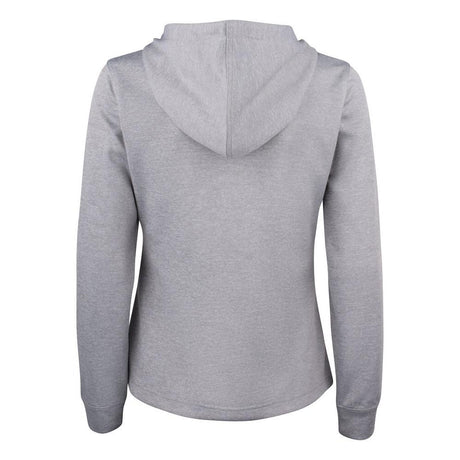 Basic Active Hoody Full Zip Women - Grey Melange - Image 2