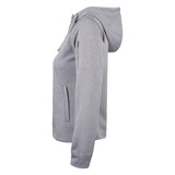 Basic Active Hoody Full Zip Women - Grey Melange - Image 3