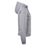 Basic Active Hoody Full Zip Women - Grey Melange - Image 4