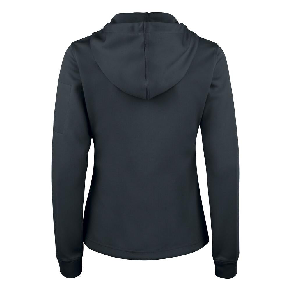 Basic Active Hoody Full Zip Women - Black - Image 2