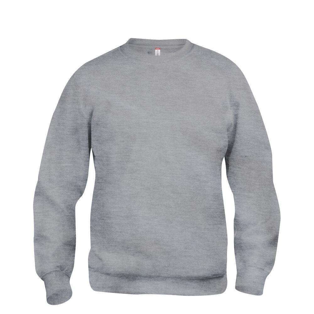 Basic Roundneck - Grey Melange - Image 1