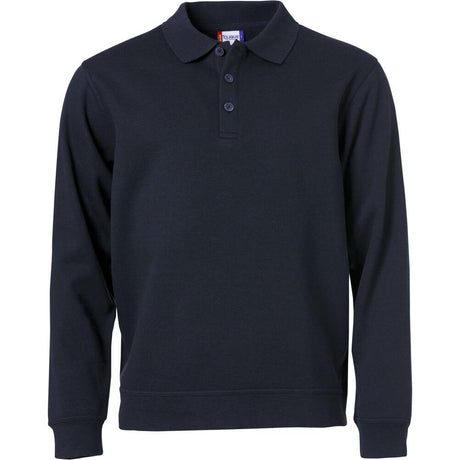 Basic Polo Sweater - Dark navy - Image 1