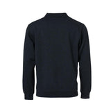 Basic Polo Sweater - Anthracite Melange - Image 2