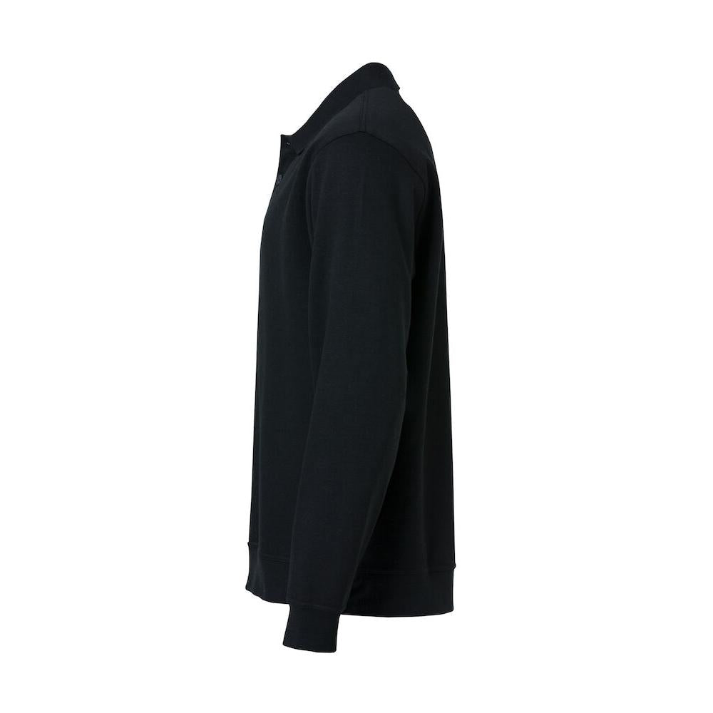 Basic Polo Sweater - Black - Image 3