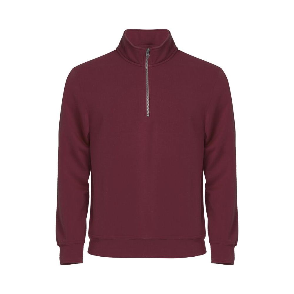 Basic Half Zip - Burgundy - Image 1