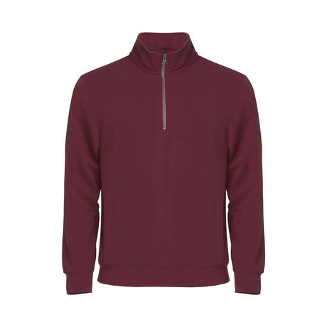 Basic Half Zip - Burgundy - Image 1