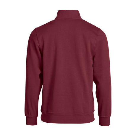 Basic Half Zip - Burgundy - Image 2