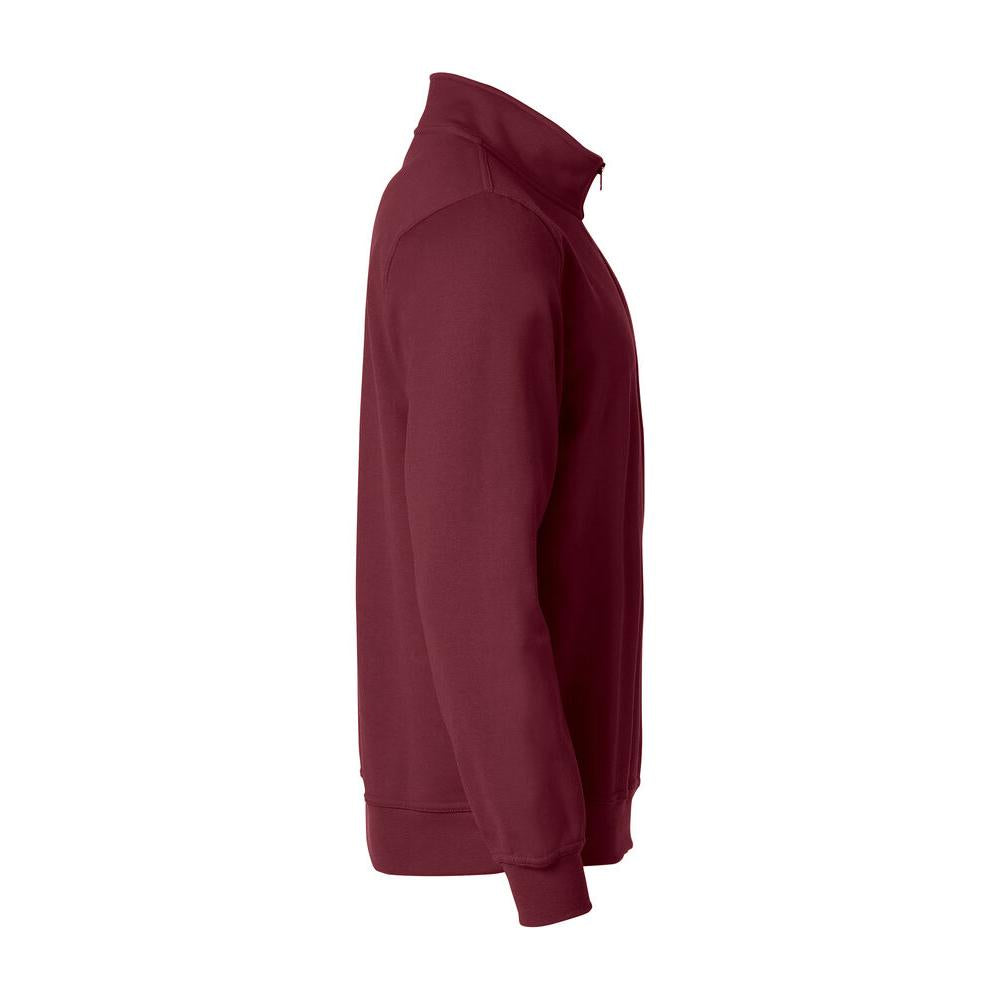 Basic Half Zip - Burgundy - Image 4