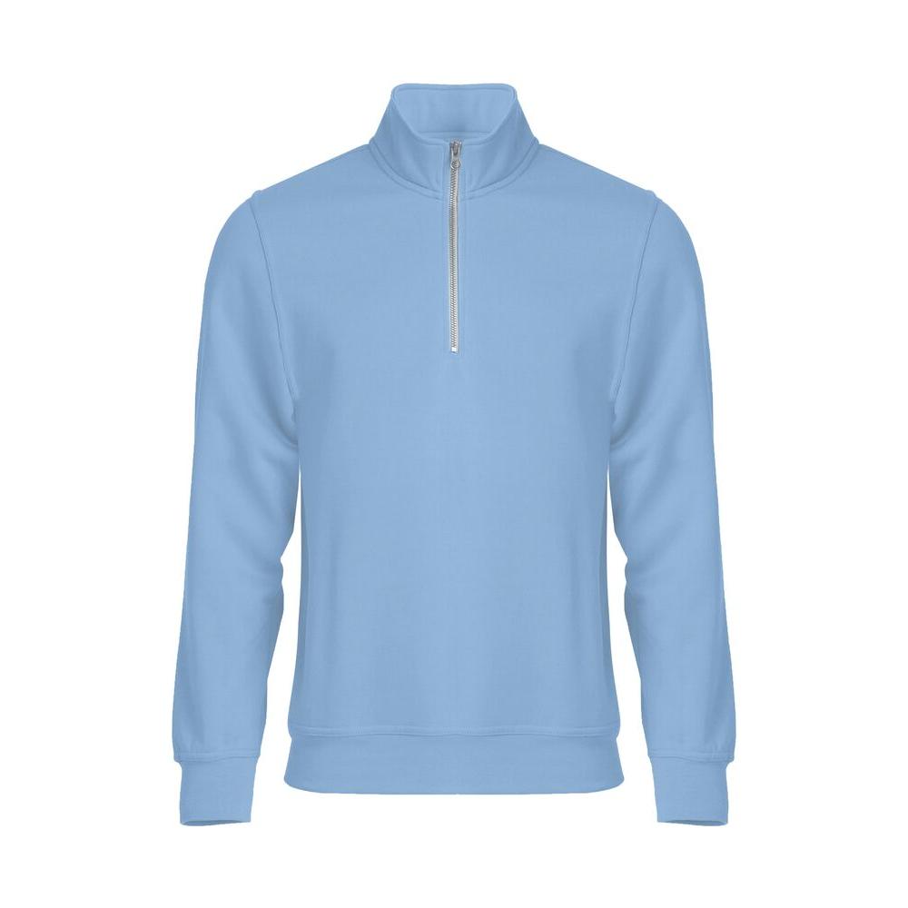 Basic Half Zip - Light Blue - Image 1