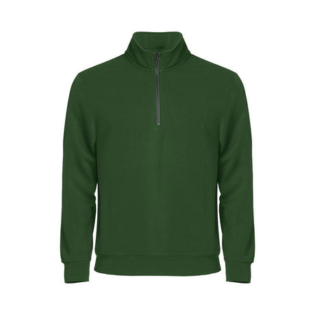 Basic Half Zip - Bottle Green - Image 1