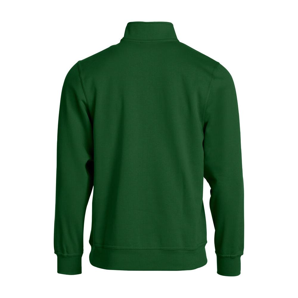 Basic Half Zip - Bottle Green - Image 2