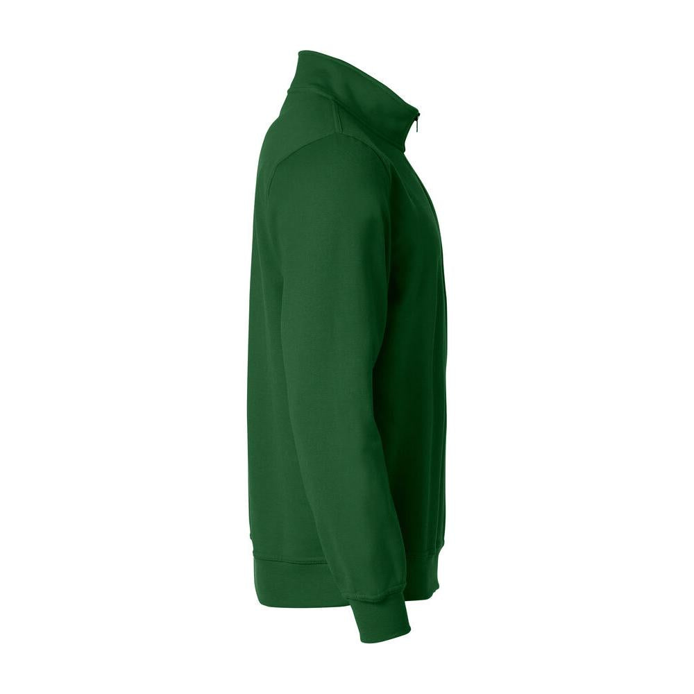 Basic Half Zip - Bottle Green - Image 4