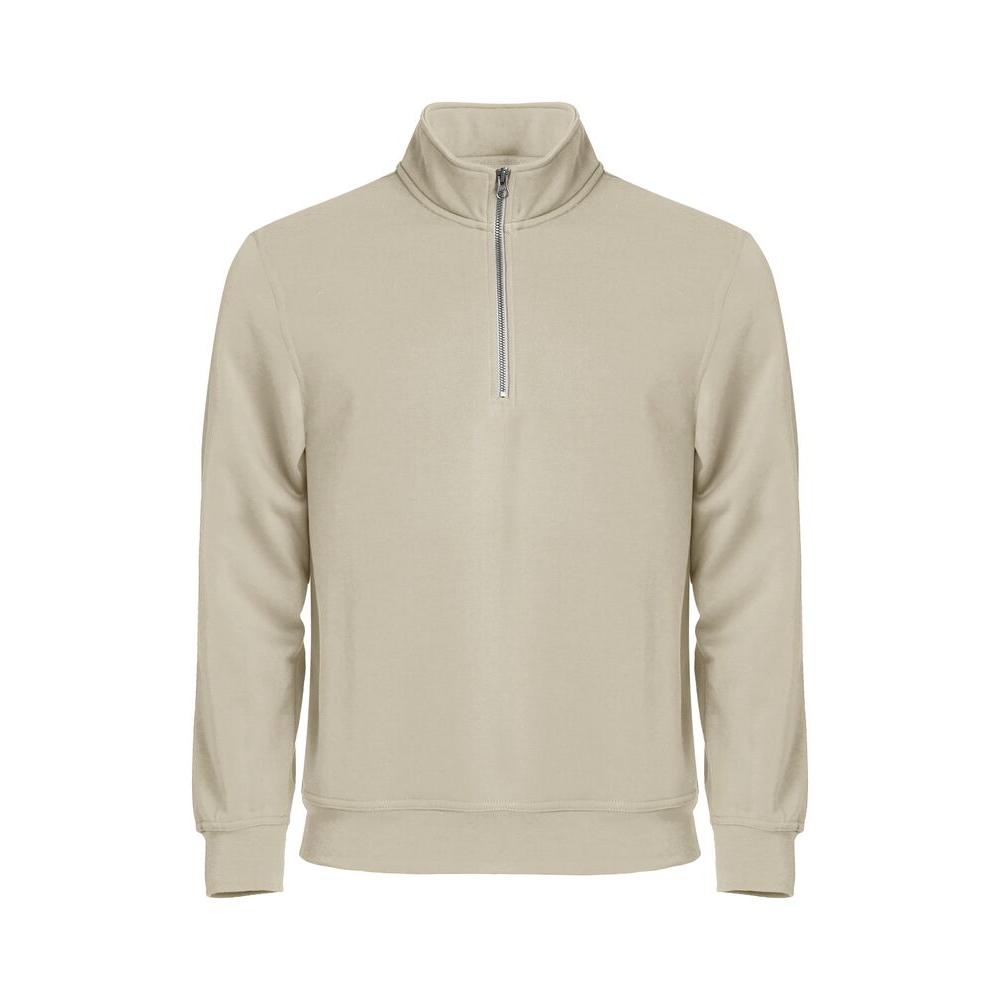 Basic Half Zip - Light Khaki - Image 1