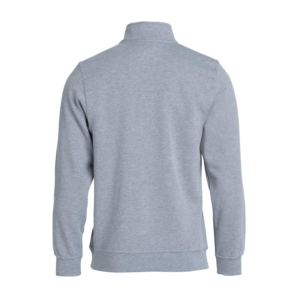 Basic Half Zip - Grey Melange - Image 1
