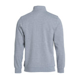 Basic Half Zip - Grey Melange - Image 1