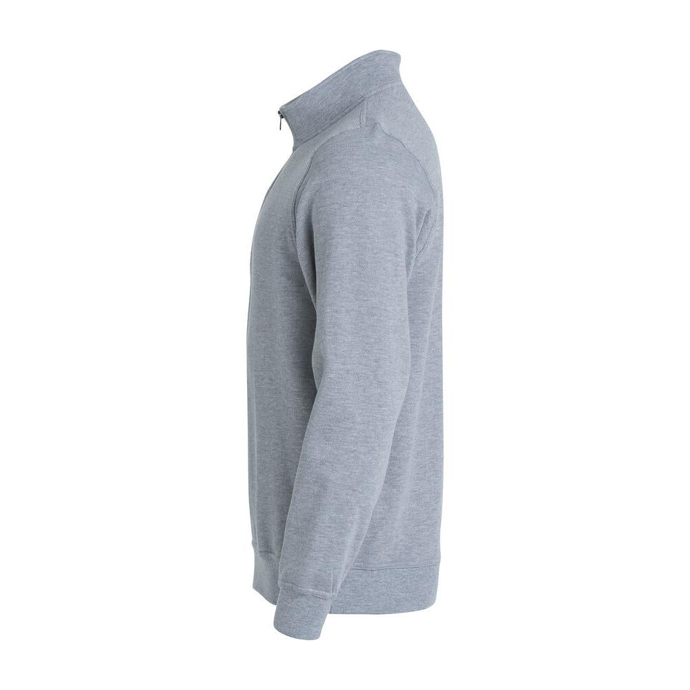 Basic Half Zip - Grey Melange - Image 2