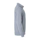 Basic Half Zip - Grey Melange - Image 3
