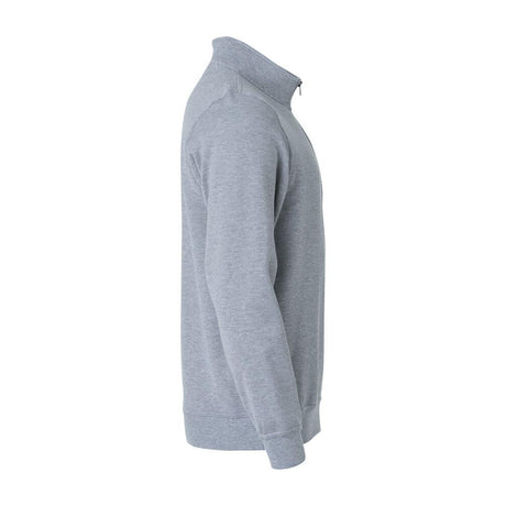 Basic Half Zip - Grey Melange - Image 3