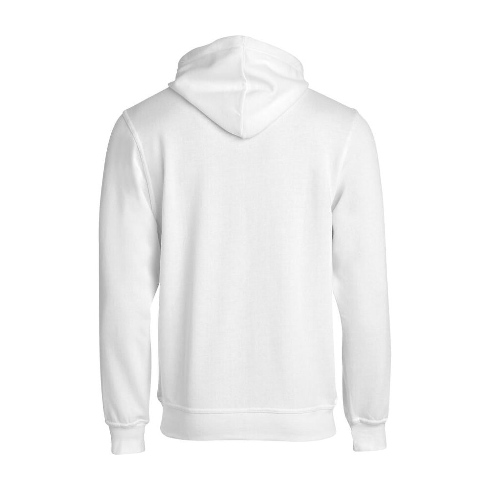 Basic Hoody Full Zip - White - Image 2