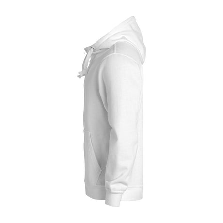 Basic Hoody Full Zip - White - Image 3