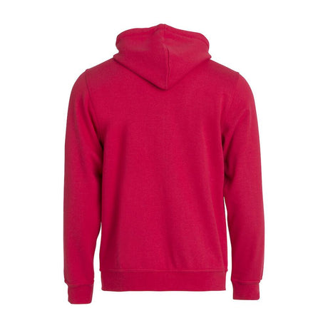 Basic Hoody Full Zip - Red - Image 2