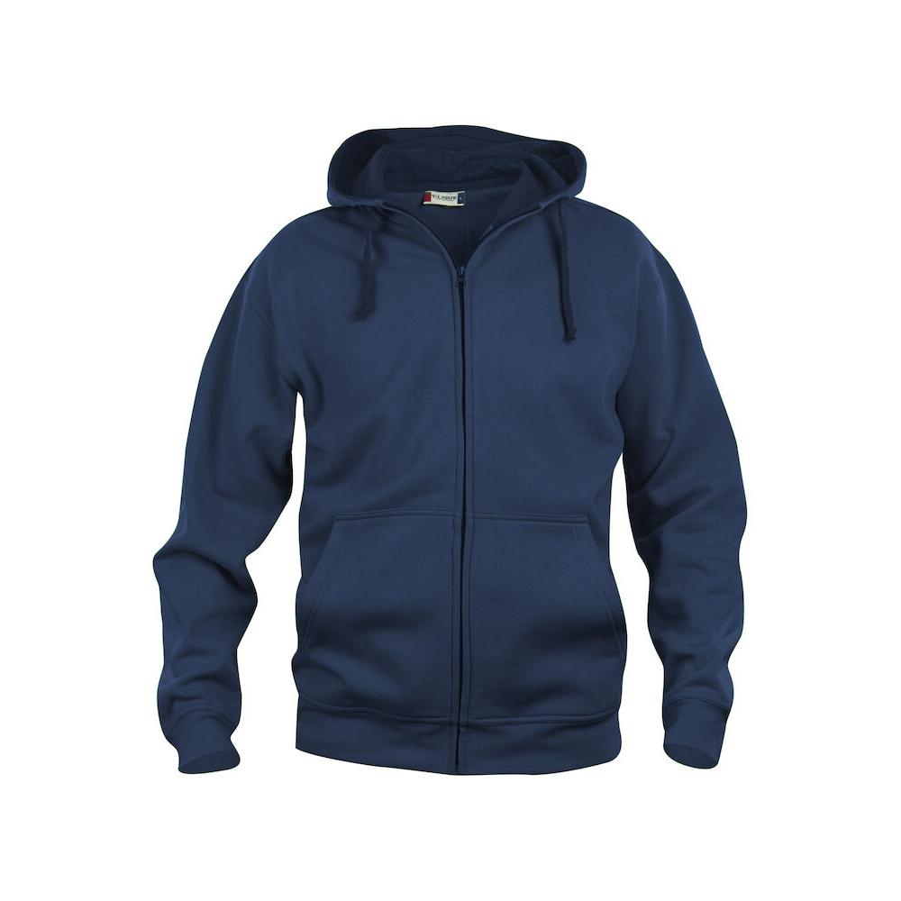 Basic Hoody Full Zip - Dark navy - Image 1
