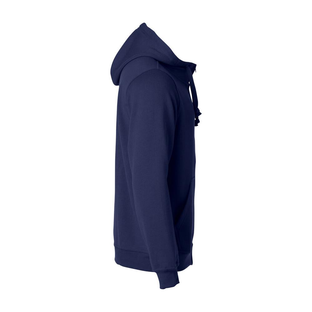 Basic Hoody Full Zip - Dark Navy - Image 4