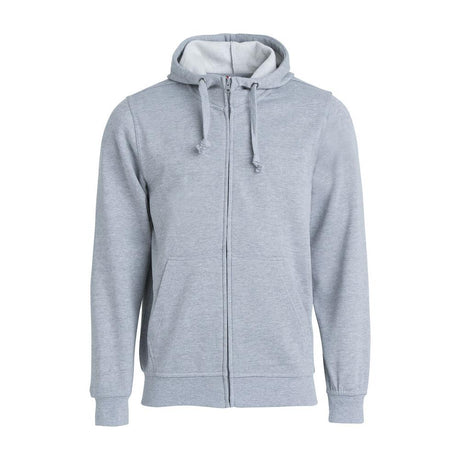 Basic Hoody Full Zip - Grey melange - Image 1