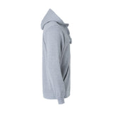 Basic Hoody Full Zip - Grey melange - Image 4