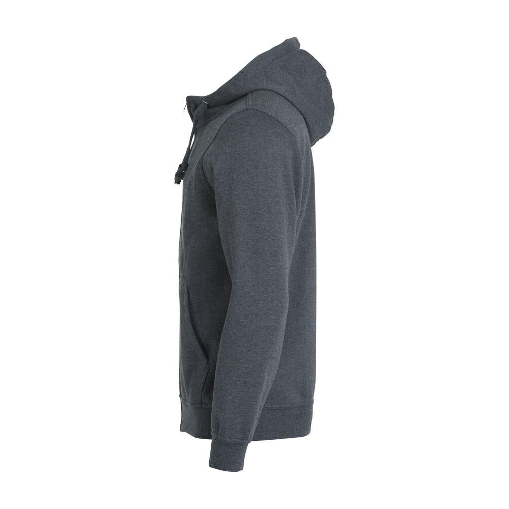 Basic Hoody Full Zip - Anthracite melange - Image 3