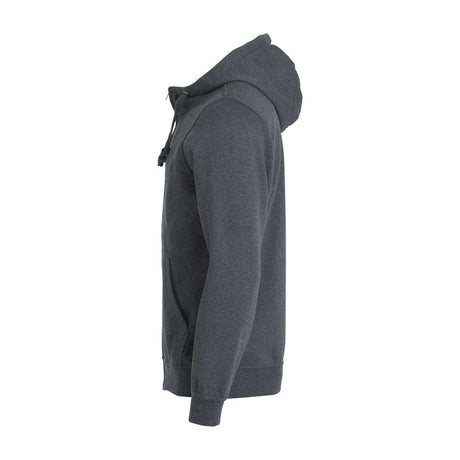 Basic Hoody Full Zip - Anthracite melange - Image 3