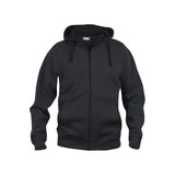Basic Hoody Full Zip - Black - Image 1