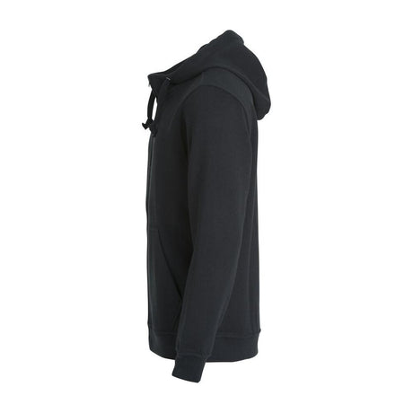 Basic Hoody Full Zip - Black - Image 3