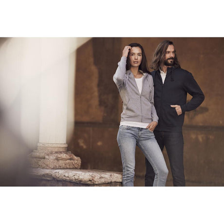 Basic Hoody Full Zip Women - White - Image 5