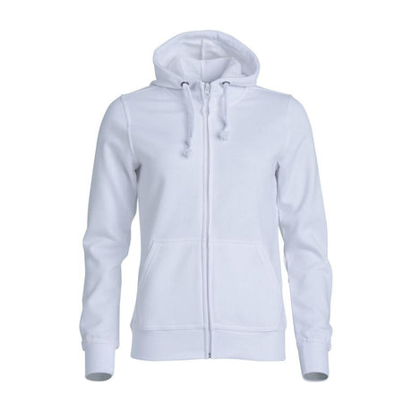 Basic Hoody Full Zip Women - White - Image 1