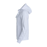 Basic Hoody Full Zip Women - White - Image 3