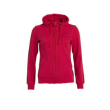 Basic Hoody Full Zip Women - Red - Image 1