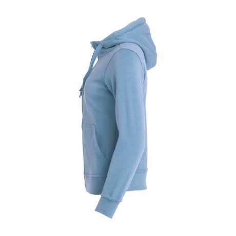 Basic Hoody Full Zip Women - Light blue - Image 3