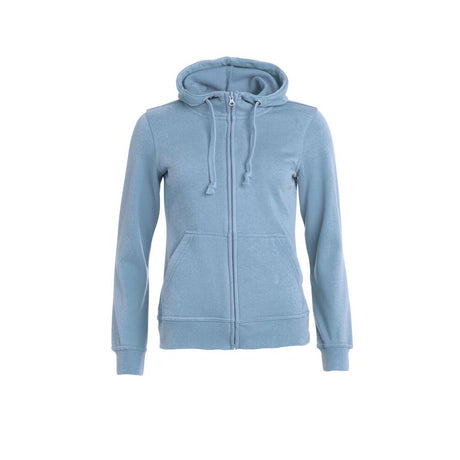 Basic Hoody Full Zip Women - Light Blue - Image 1