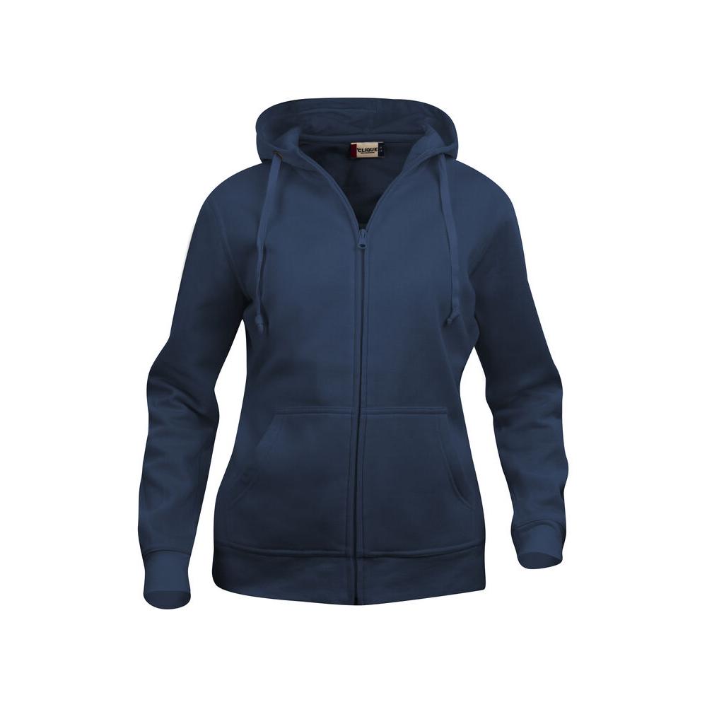 Basic Hoody Full Zip Women - Dark Navy - Image 1