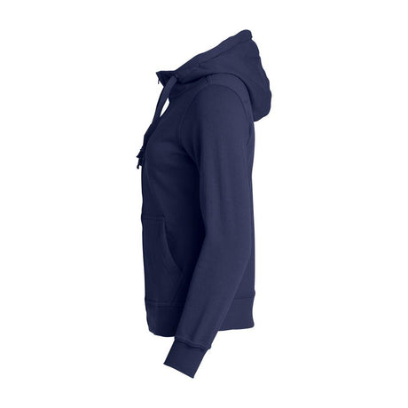 Basic Hoody Full Zip Women - Dark Navy - Image 3