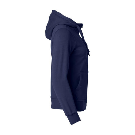 Basic Hoody Full Zip Women - Dark Navy - Image 4