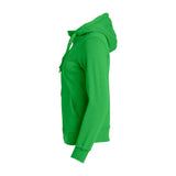Basic Hoody Full Zip Women - Apple Green - Image 3