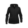 Basic Hoody Full Zip Women - Black - Image 1