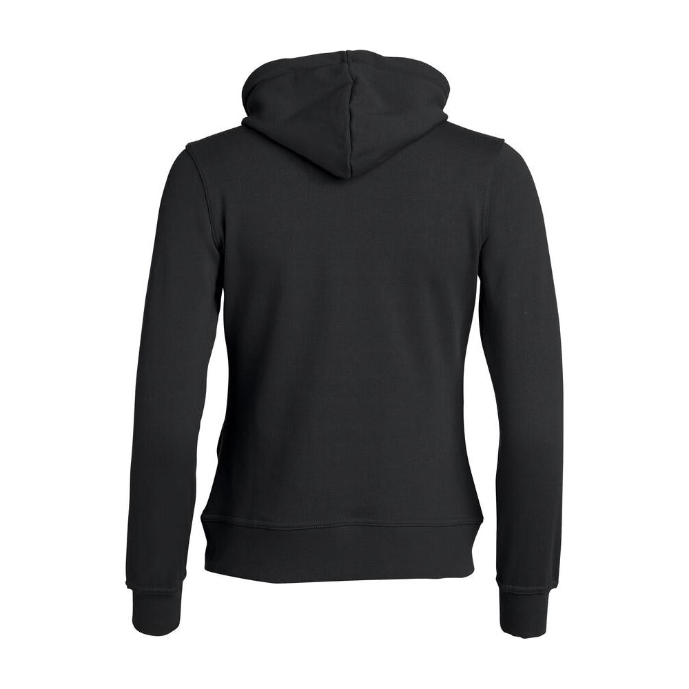 Basic Hoody Full Zip Women - Black - Image 2