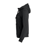 Basic Hoody Full Zip Women - Black - Image 3