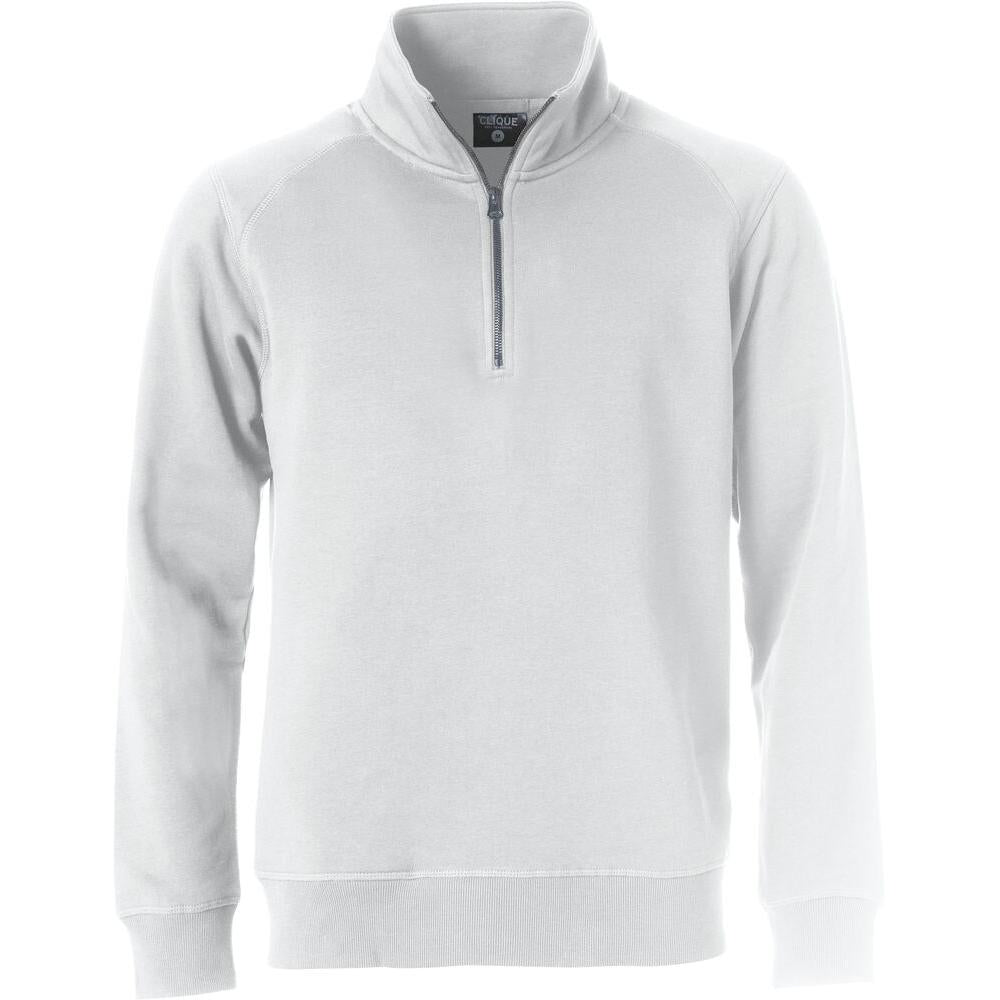 Classic Half Zip - White - Image 1