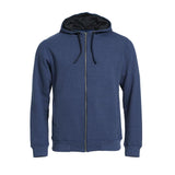 Classic Hoody Full Zip - Blue melange - Image 1