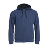 Classic Hoody Full Zip - Blue melange - Image 1