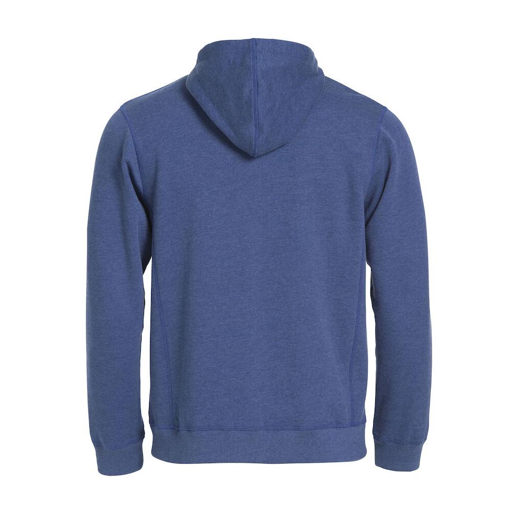 Classic Hoody Full Zip - Blue melange - Image 2